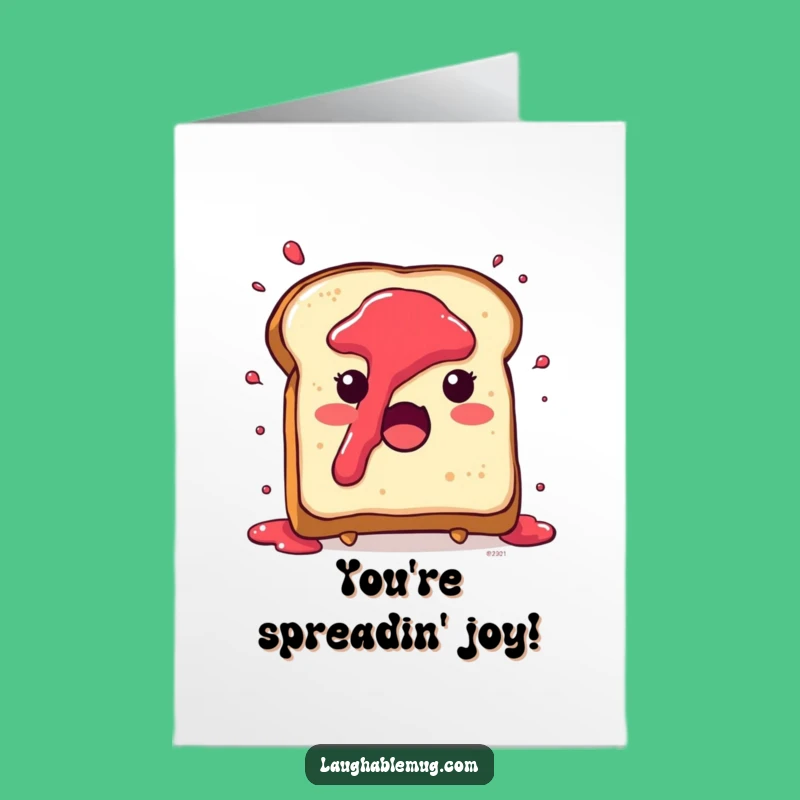 Free Printable Congrats Card: Toast's Jam-Packed Success - Funny Celebration Gift