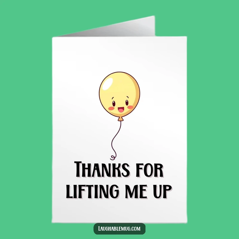 Free Printable Balloon Juggling Thank You Card - Funny Downloadable Gift for Gratitude