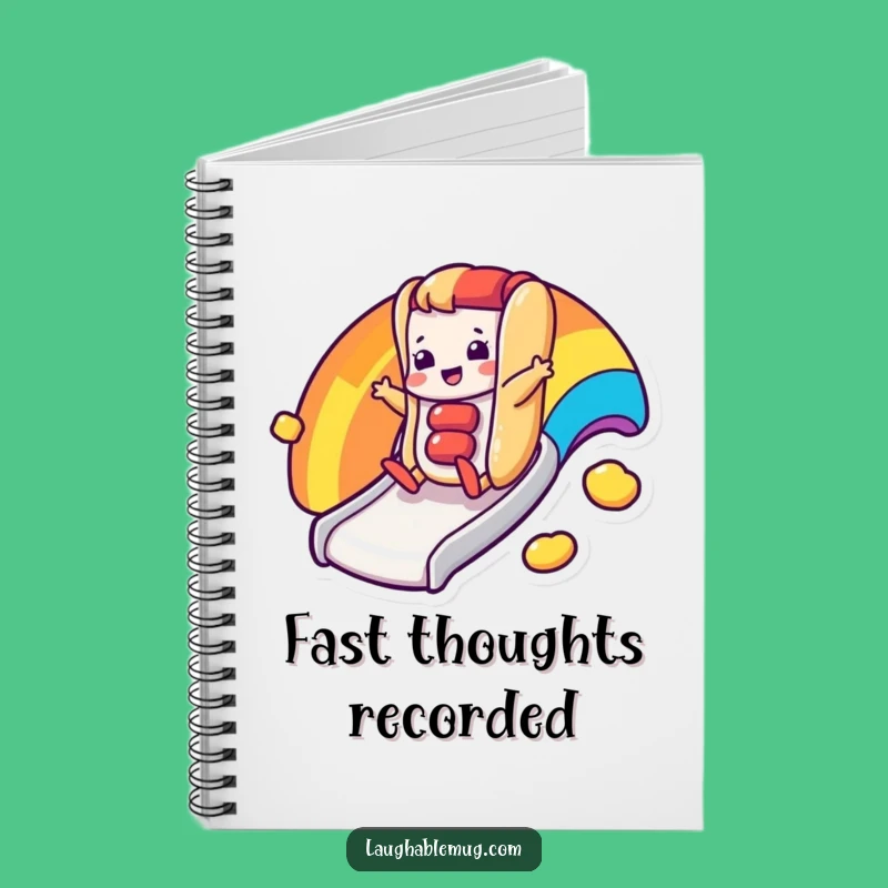 Funny Journal Notebook: Hot Dog Rainbow Ideas, Fun Funny Gift