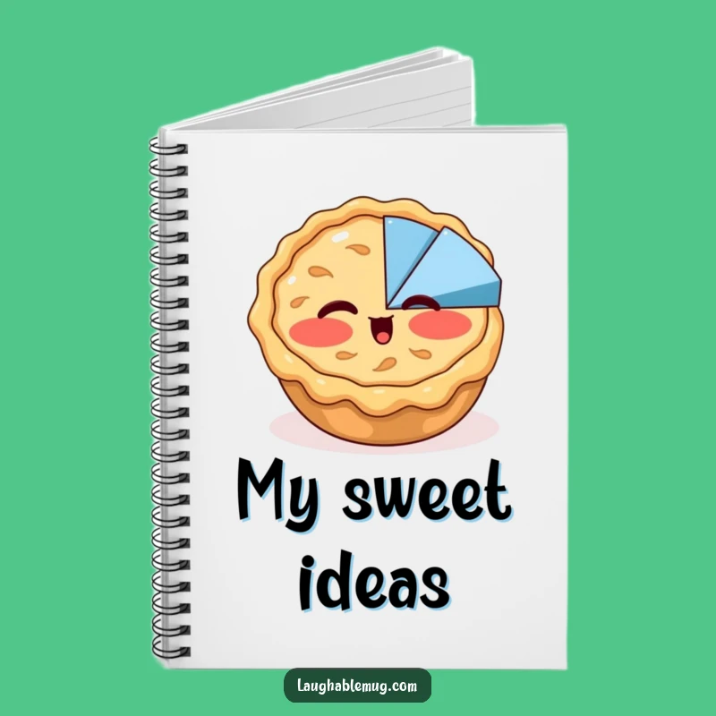 Funny Apple Pie Wink Notebook - Dessert Humor Journal, Perfect Funny Gift