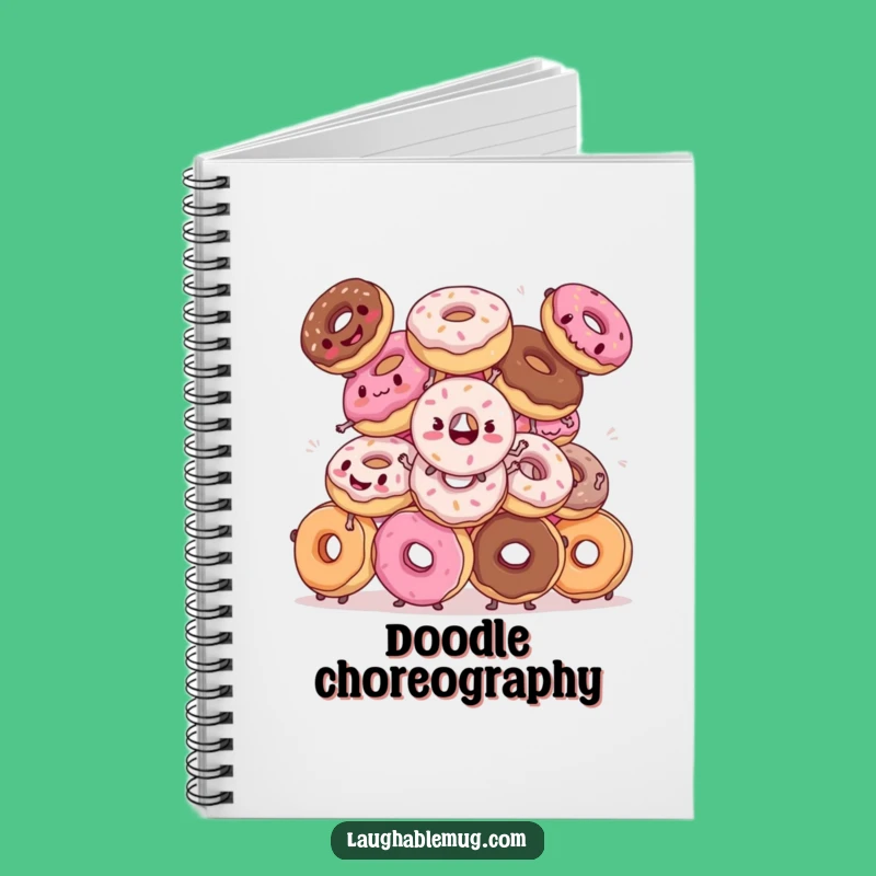Funny Donut Dance Notebook: Jot Down Your Sweet Moves!