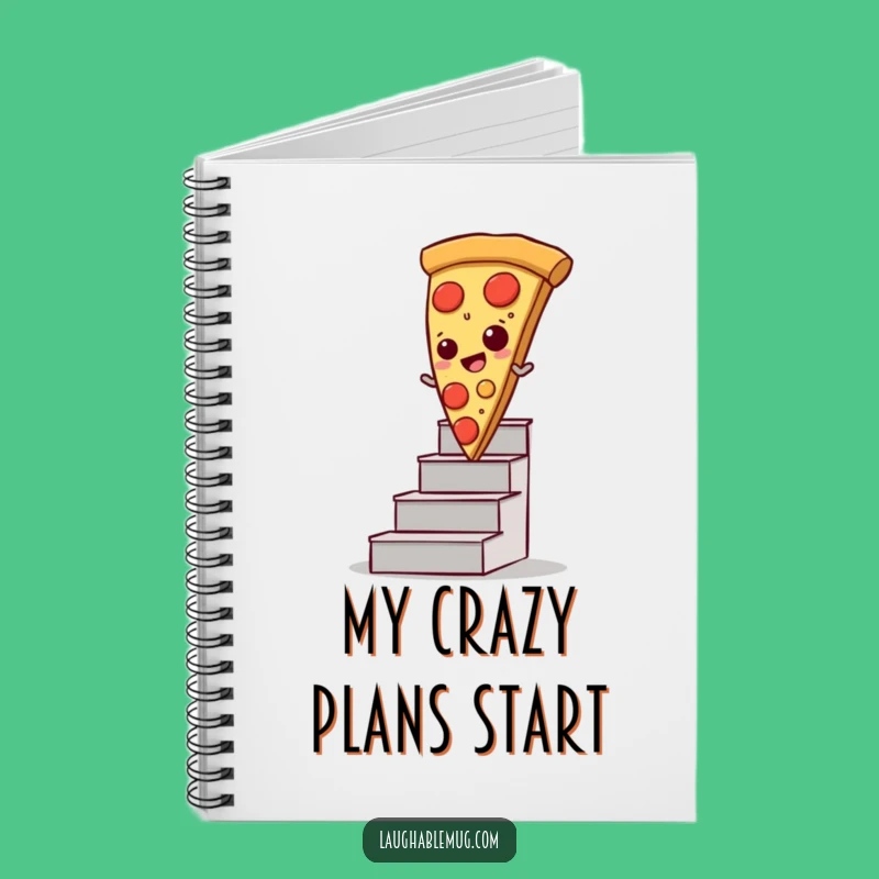 Funny Pizza Notebook: Sliding Slice Journal, Perfect Funny Gift for Writers