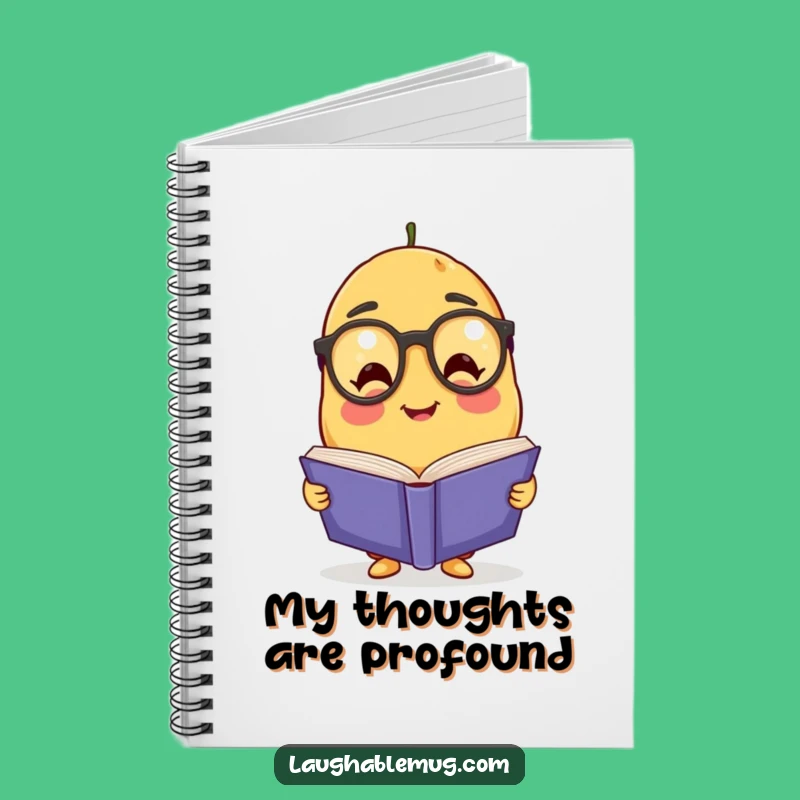 Funny Potato Scholar Notebook: Journal Spud Reading, Perfect Humorous Gift for Writers and Dreamers