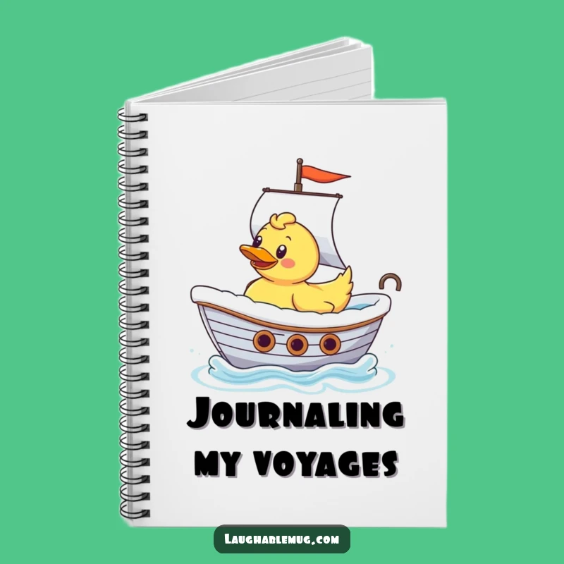 Funny Rubber Ducky Ship Captain Notebook: Journal Sailor, Perfect Humorous Gift for Dreamers