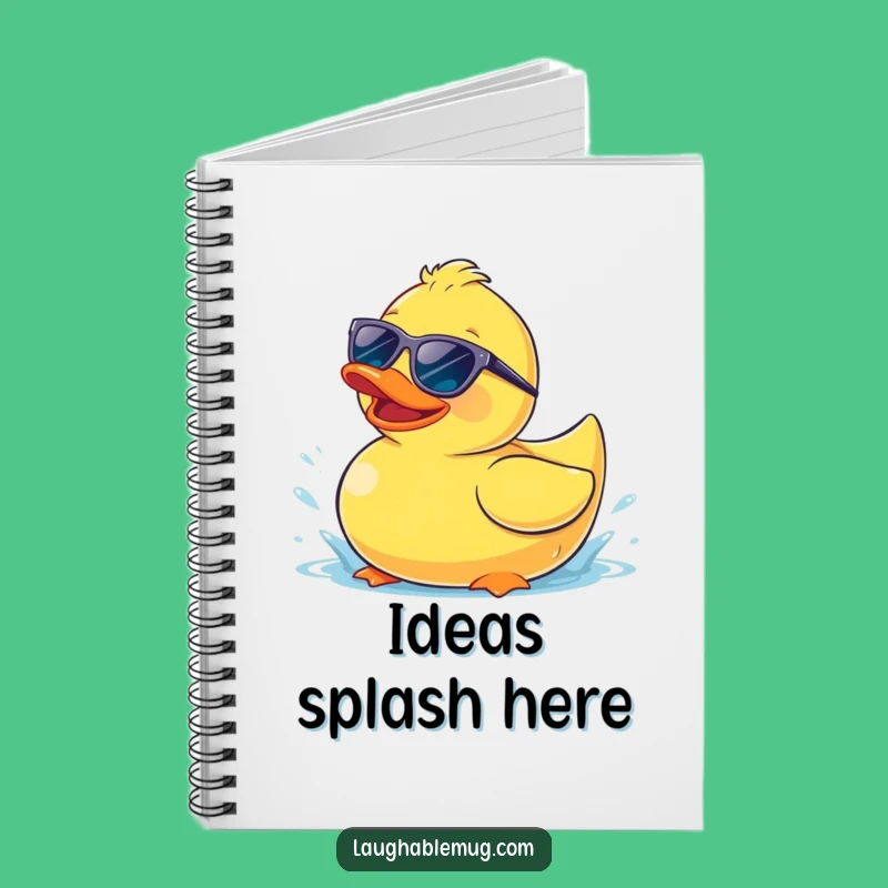 Funny Ducky Notebook: Jot Down Fun Ideas, Great Funny Gift for Sunny Minds