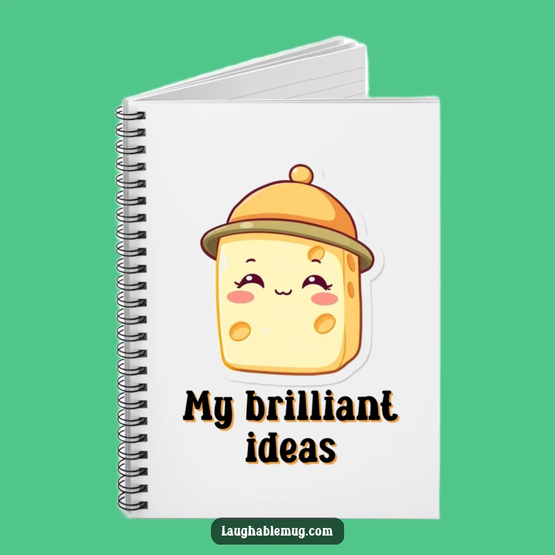 Funny Cheese Hat Notebook: Write Down Your Thoughts with Delight - Funny Gift
