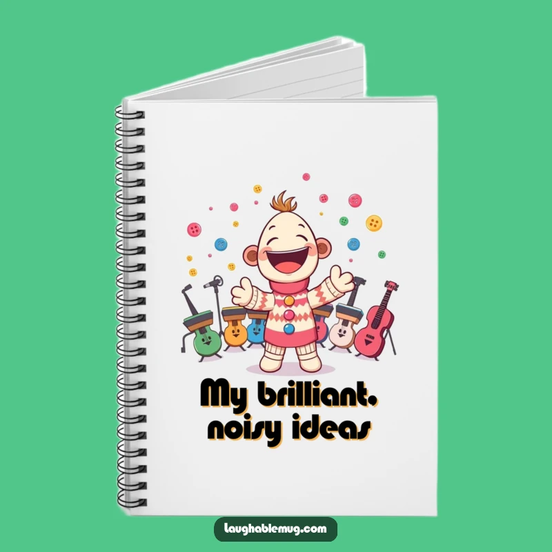 Funny Sock Puppet Orchestra Notebook: Compose Your Thoughts