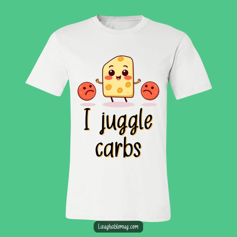 Funny Cheese & Meatball Juggling T-Shirt: The Ultimate Comedic Apparel Gift