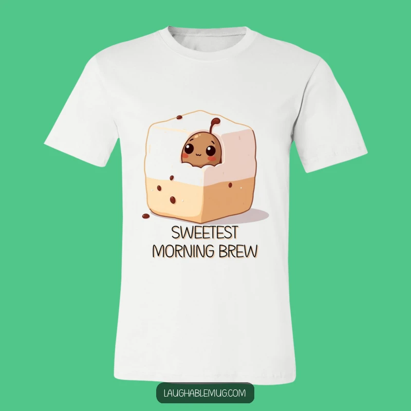 Funny Coffee Bean Sugar T-Shirt: Hilarious Tee for Sweet Caffeine Addicts