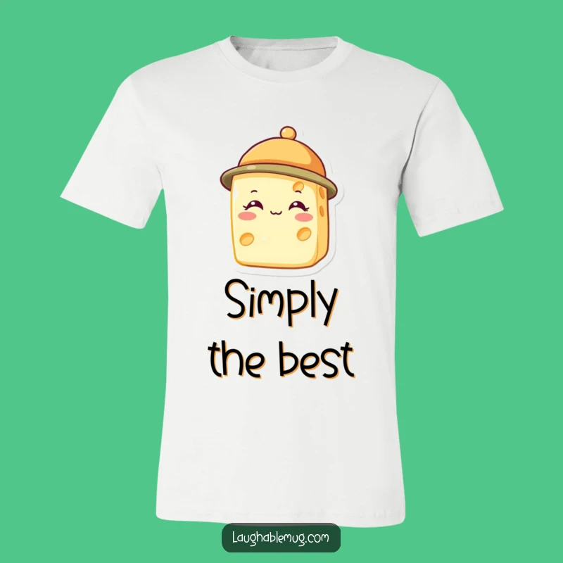 Funny Happy Cheese Hat T-Shirt: Wear Your Smile with Style - Funny Gift