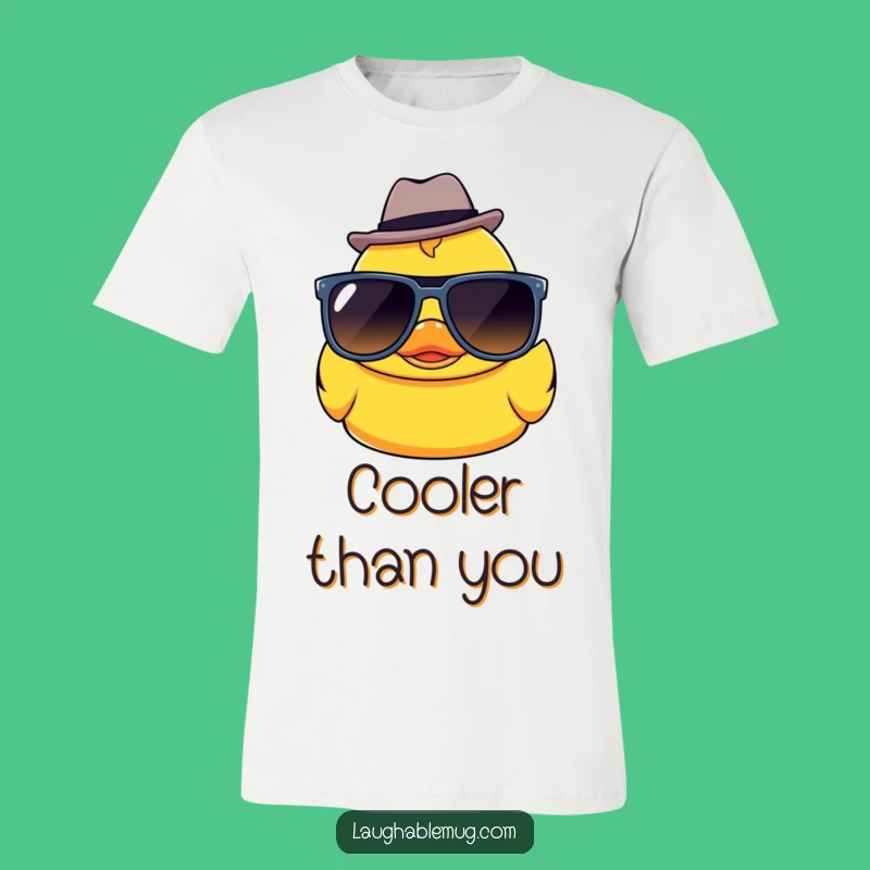 Funny Kawaii Ducky Sunglasses Fedora T-Shirt: Look Cool, Feel Comfy, Gift Hilariously!