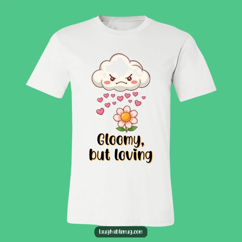 Funny Heart Shower T-Shirt: Love from Above Graphic Tee
