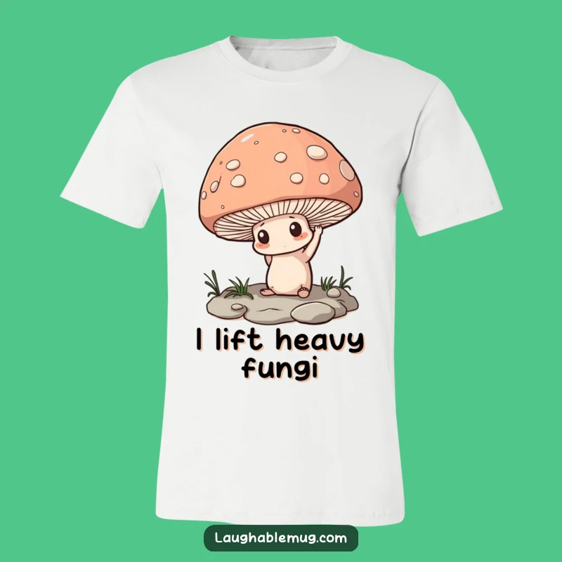 Funny Determined Mushroom Tee: Conquer Your Day with Humor