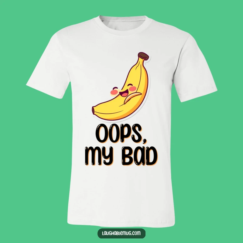 Funny Banana Slip T-Shirt: Comedic Fruit Fall Design, Wearable Humor Gift