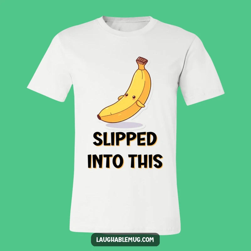 Funny Banana Slip T-Shirt: Wear Your Slippery Style!