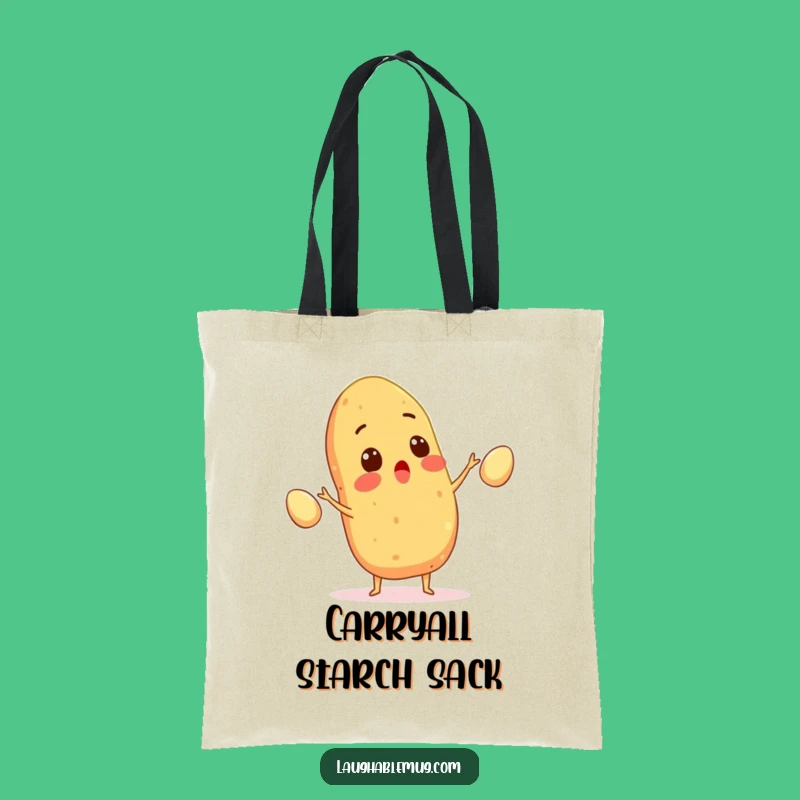 Funny Juggler Tote Bag: Potato's Egg Act, Practical & Hilarious Kitchen Carryall