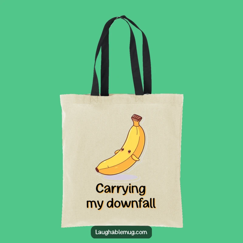 Funny Banana Slip Tote Bag: Carry Your Slippery Fun!