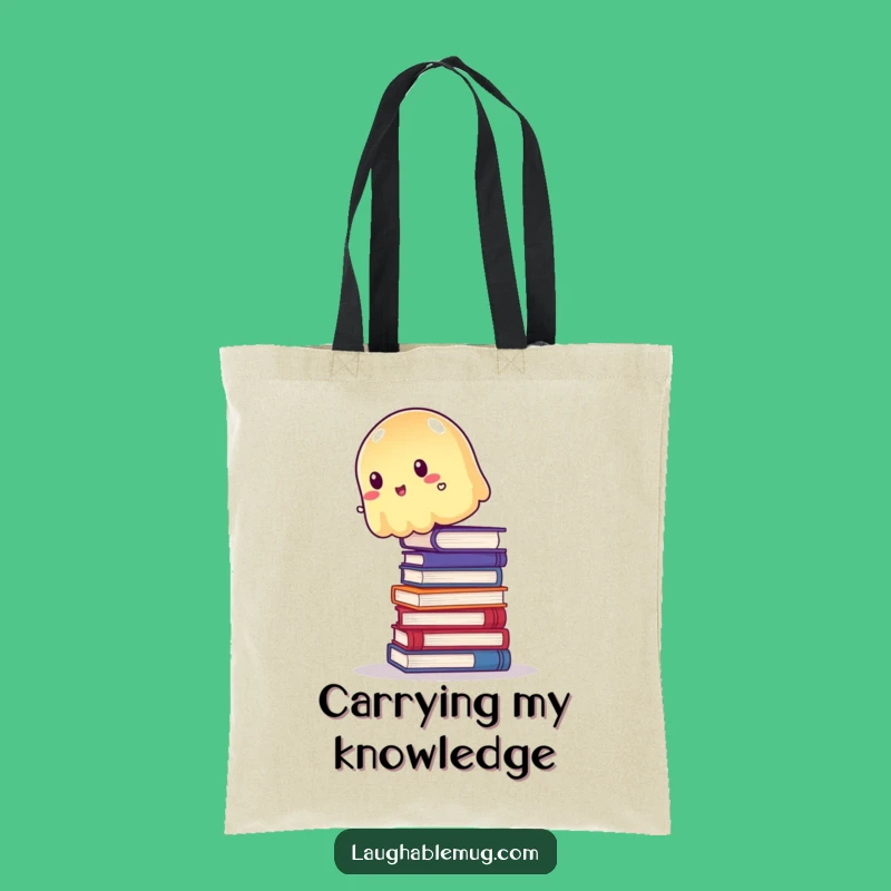 Funny Wobbly Jelly Tote Bag: Book Balance Accessory, Stylish Humor Gift