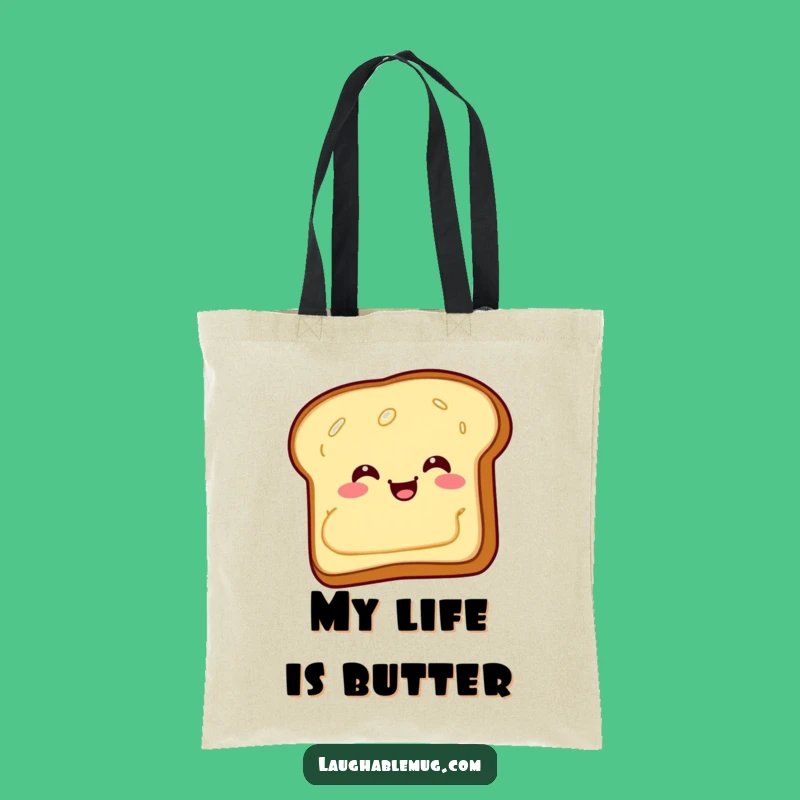Funny Giggling Toast Tote Bag: Carry Your Laughs and Essentials