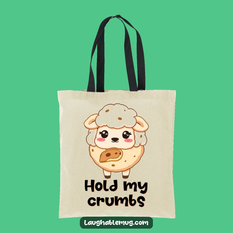 Funny Sheepish Cookie Bite Tote Bag: Carry Your Treats (and Secrets) - Funny Gift