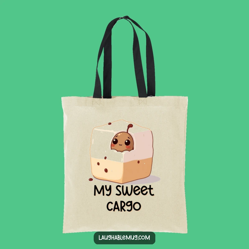 Funny Coffee Bean Sugar Tote Bag: Hilarious Carry-All for Sweet Essentials